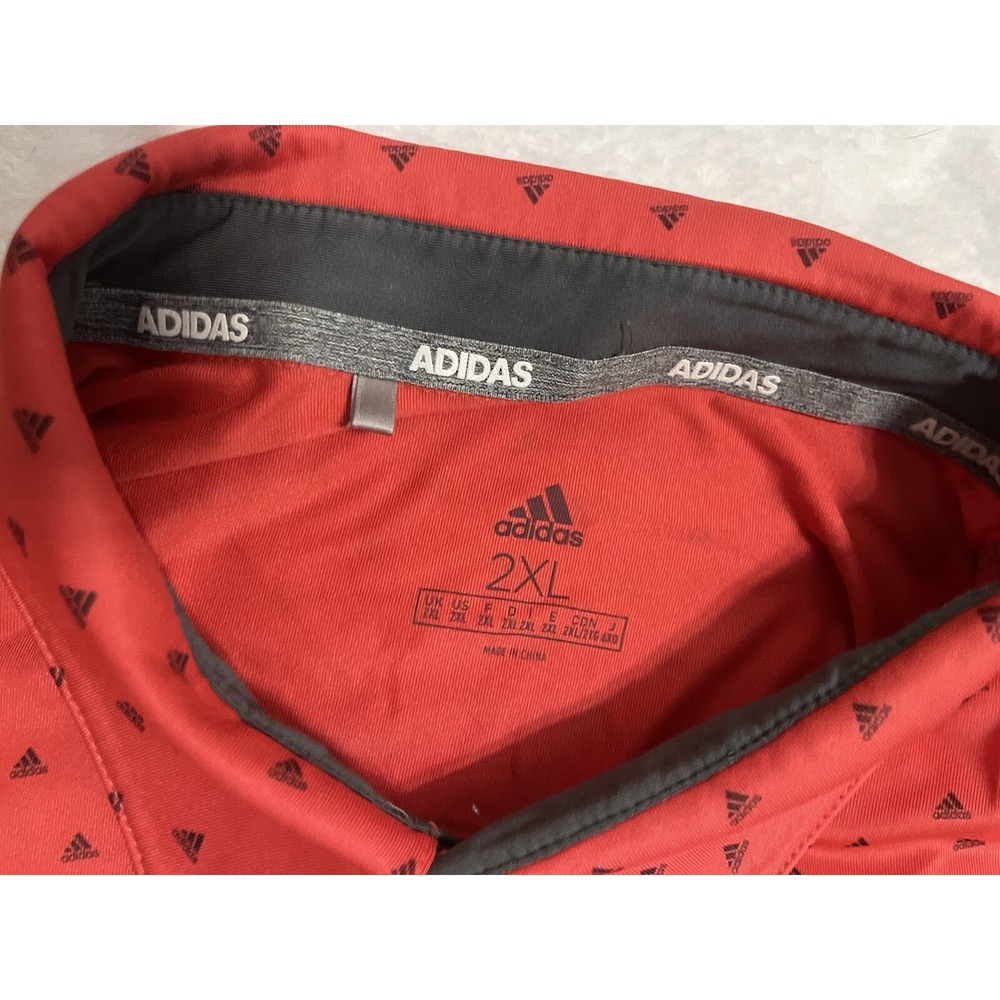 3 Adidas Men's XXL Shirt Short Sleeve Collared Sport Polo - Picture 14 of 15